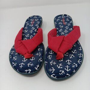 Tidewater Sandals Women's Freeport Anchors SIZE W8  Condition: USED